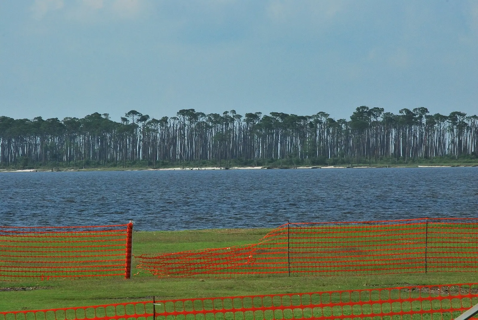Deer Island seen across the water from Point Cadet in Biloxi, where the Run for the Beads 5K starts.