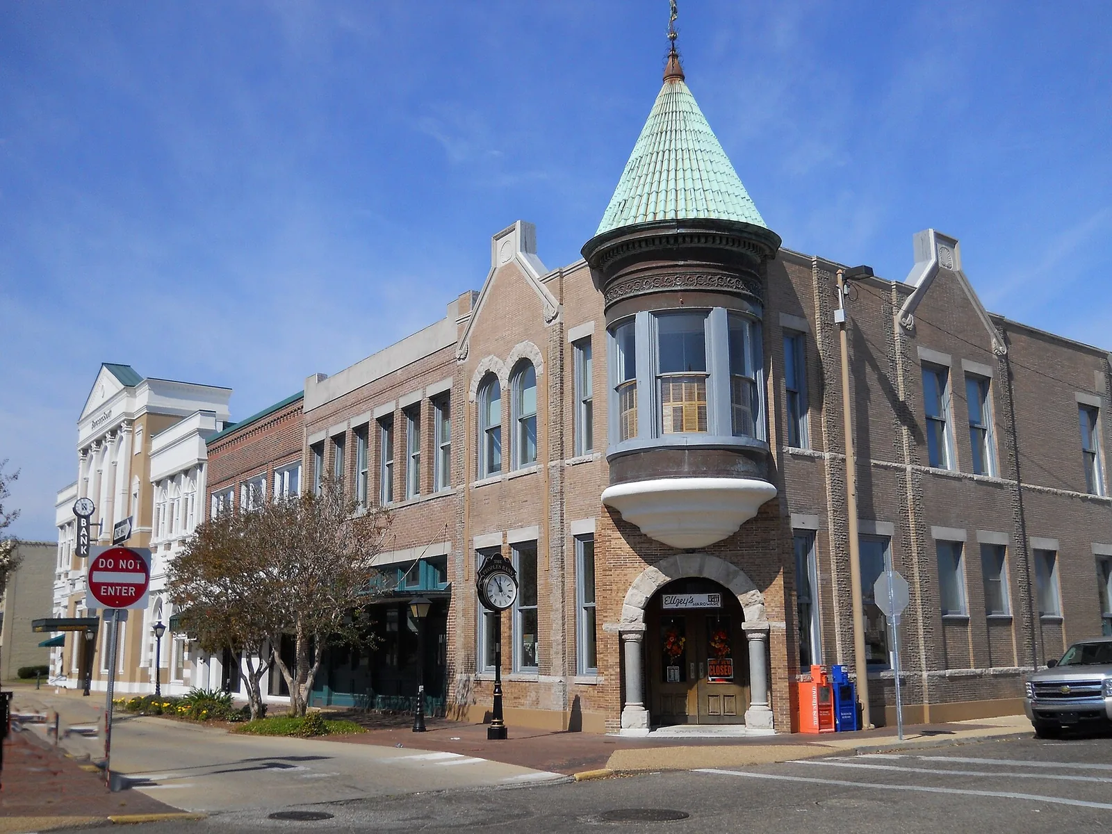 Howard Avenue at Lameuse Street in downtown Biloxi.