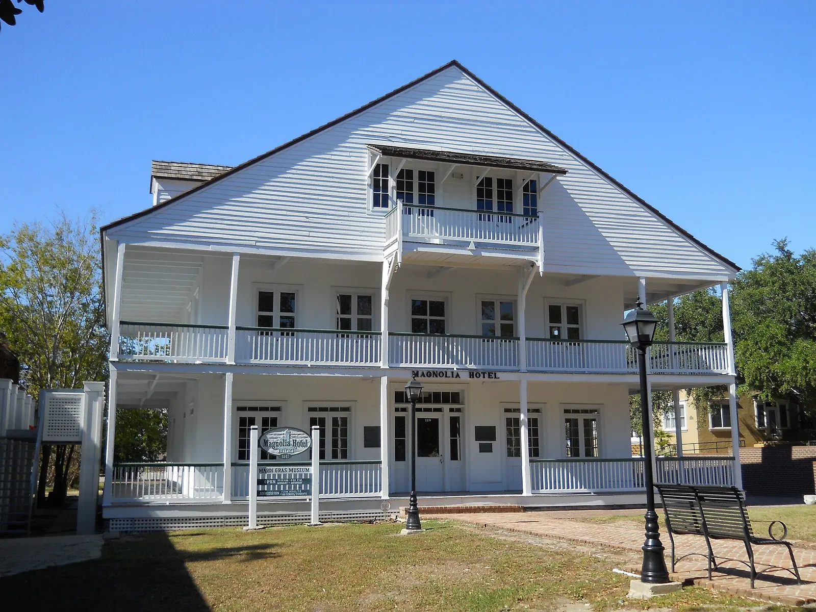 The Magnolia Hotel on Rue Magnolia in downtown Biloxi, the street that hosts Boo on the Rue.