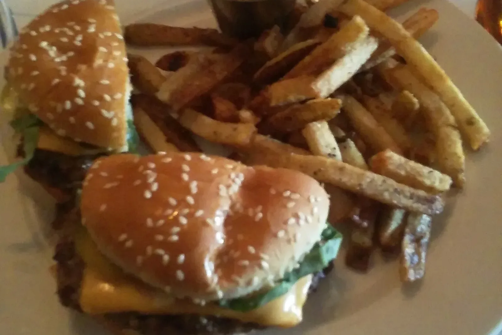 A cheeseburger served at City Grocery, a restaurant in Oxford, Mississippi.